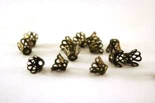 Розетка для бус DC-005 50 шт №04 под бронзу