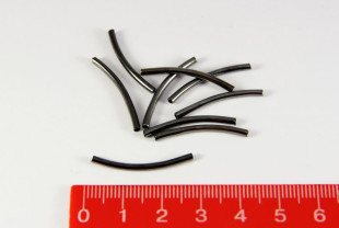 бусины металлические трубочки