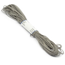 Сутаж (шнур отделочный) 2.5 мм 20 м серый