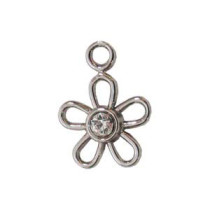 "BLITZ" PPT022 Подвеска 10 х 15 мм №06 черный никель (прозрачный)